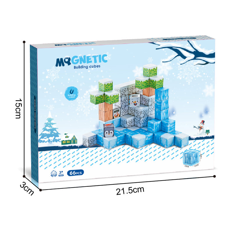 66Pcs Magnetic Blocks