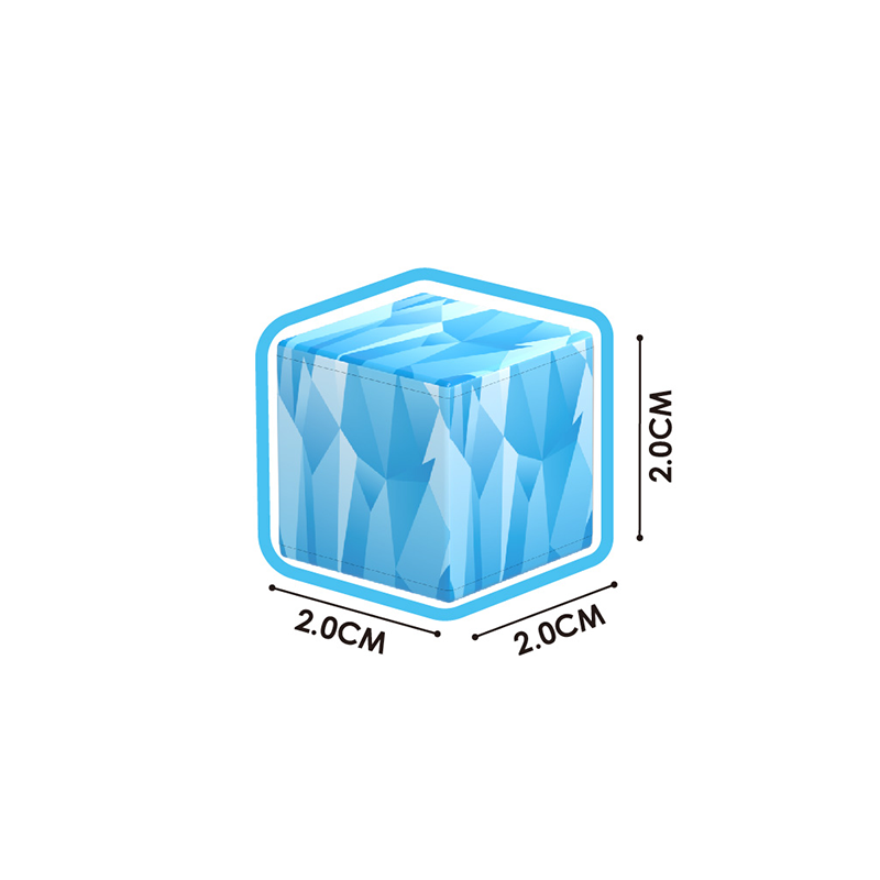 2CM冰雪主题磁力方块积木/124PCS