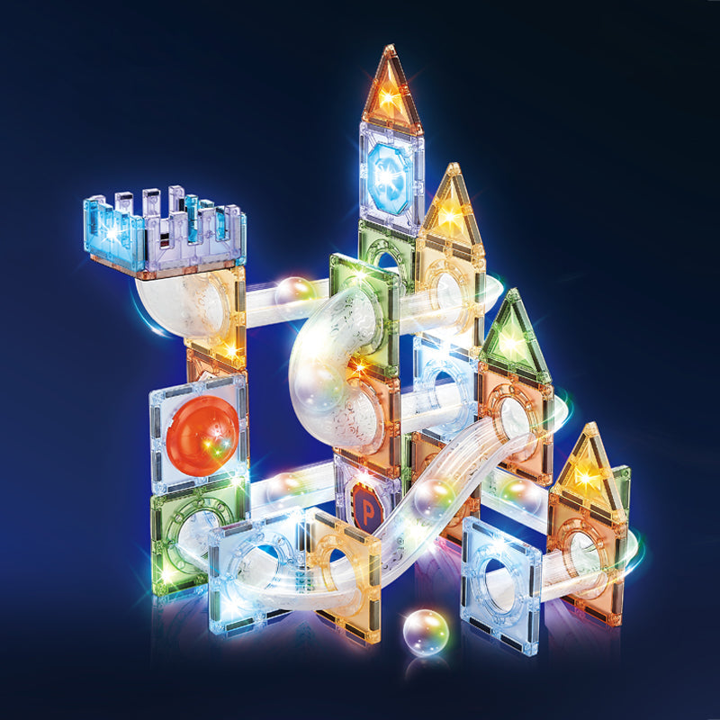 86Pcs Magnetic Blocks With Light