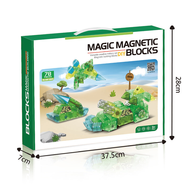 78Pcs Magnetic Blocks