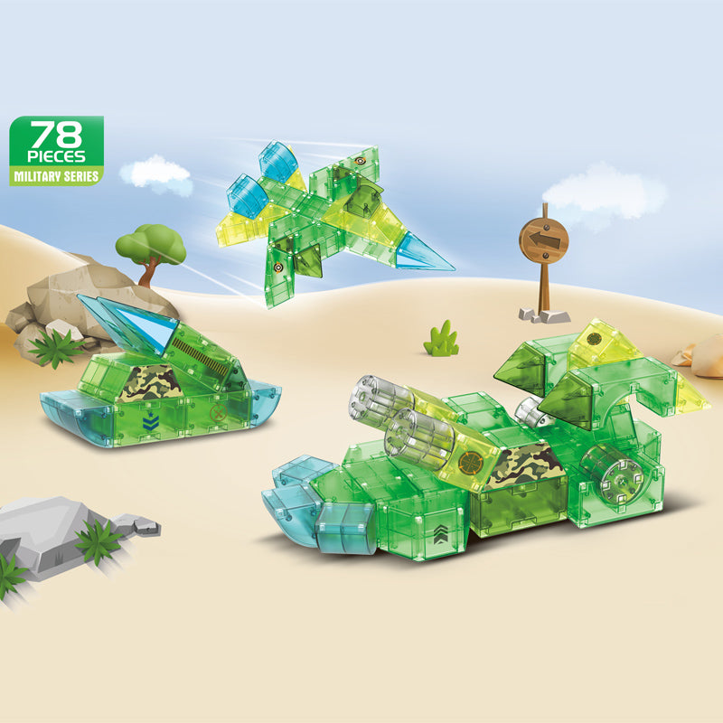 78Pcs Magnetic Blocks