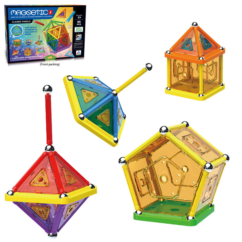 86PCS 3D Magnetic Blocks