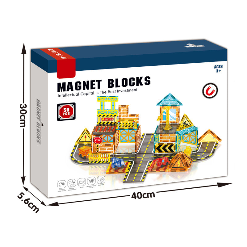 50Pcs Magnetic Blocks
