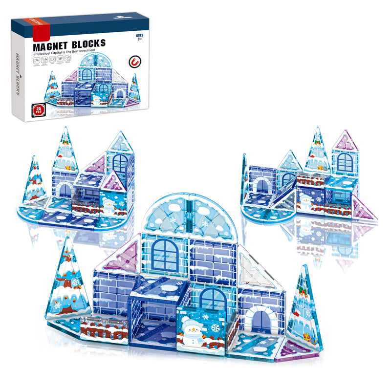 25Pcs Magnetic Blocks