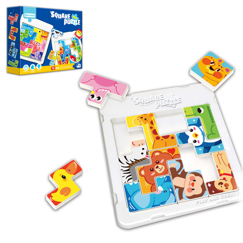 12Pcs Square Puzzle