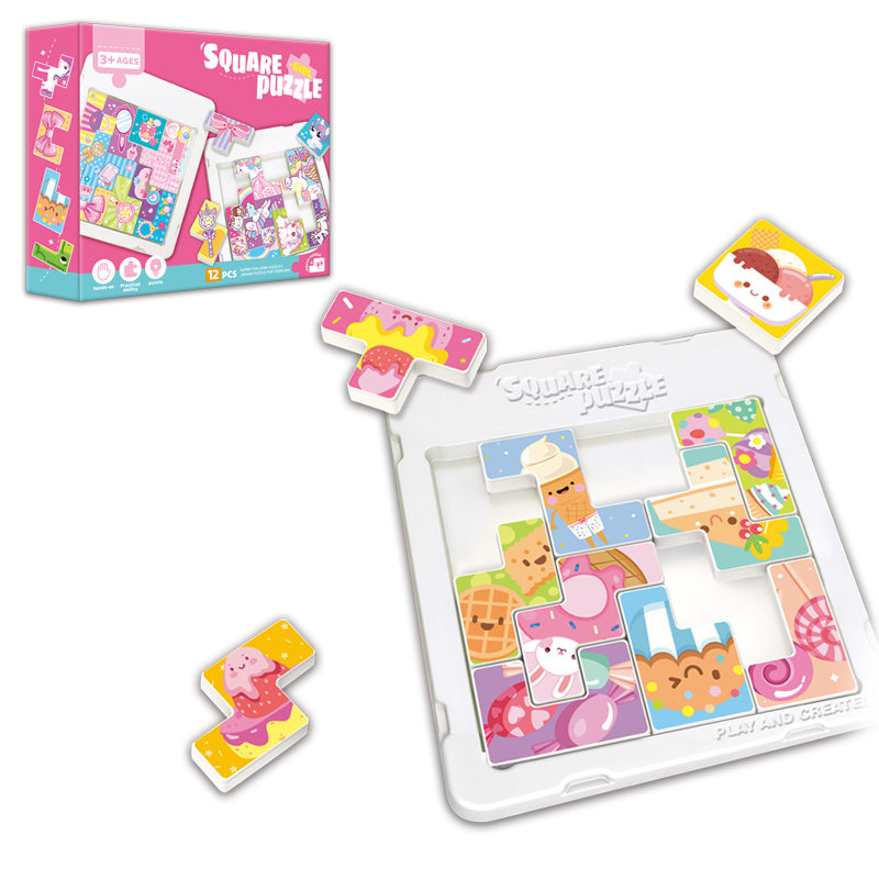 12Pcs Square Puzzle