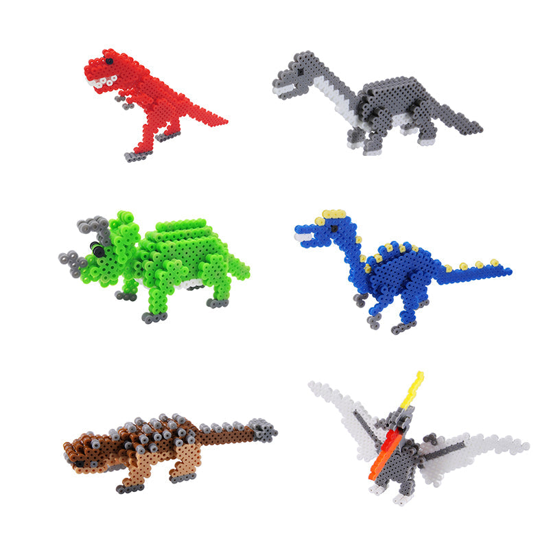 6 Styles Dinosaur Ironing Beads