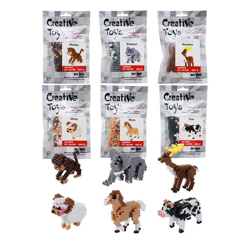 6 Styles Animal Ironing Beads