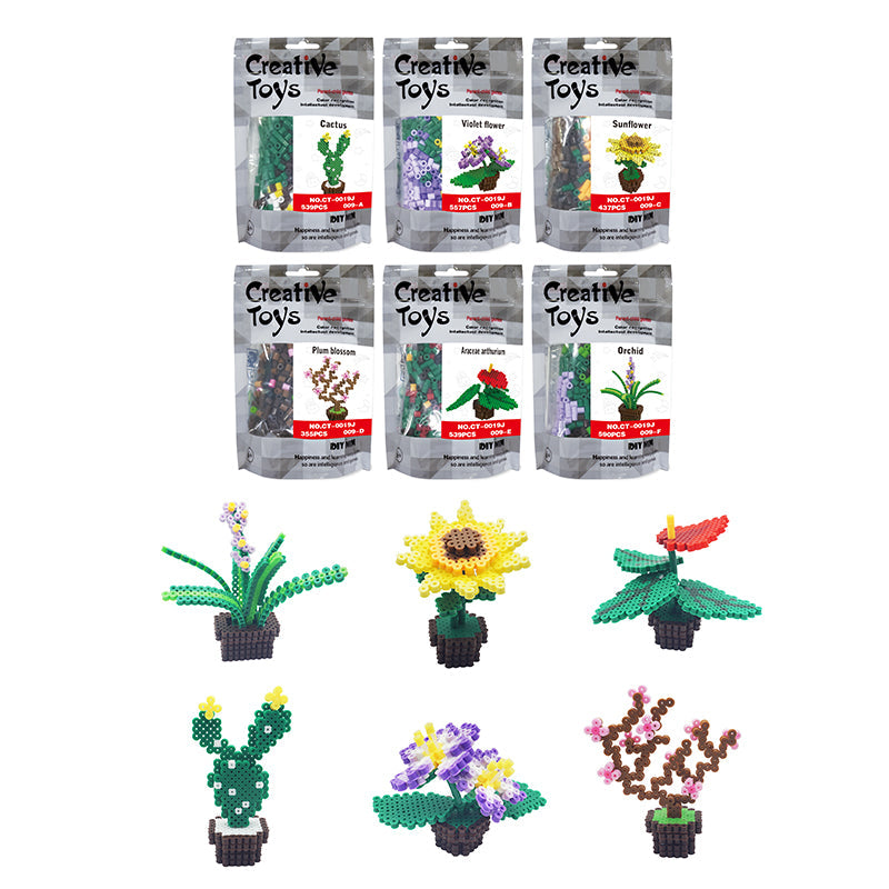 六款植物拼拼豆