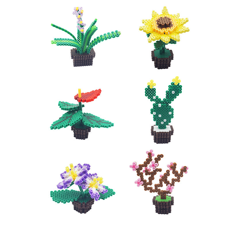 六款植物拼拼豆