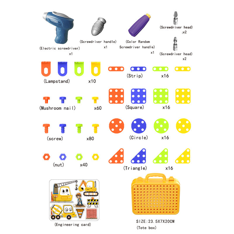 263Pcs Diy Creative Puzzle Box