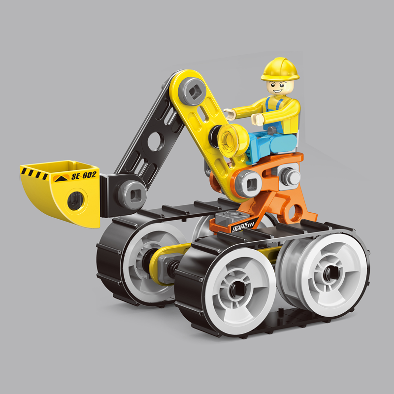 52Pcs 3 In 1 Diy Blocks