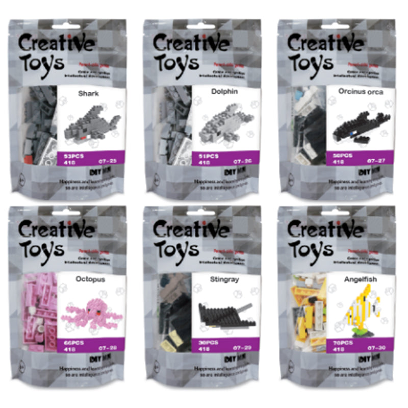 6 Types Marine DIY Small Building Blocks