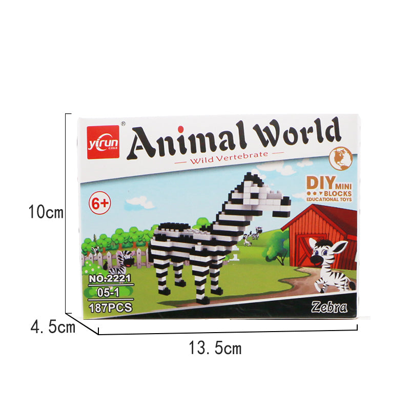 12 Types Animal Micro Building Blocks