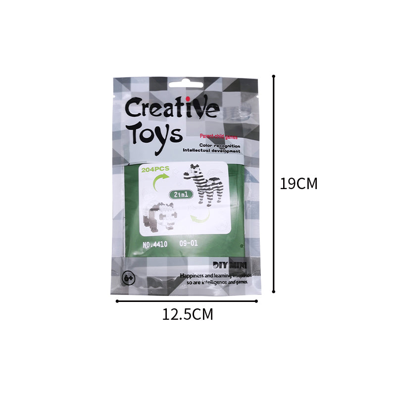 6 Types 2 In 1 DIY Micro Building Blocks