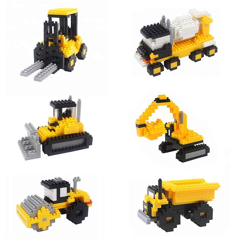 6 Types Engineering DIY Micro Building Blocks