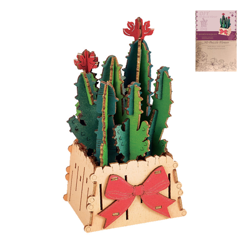 DIY 3D Wooden Assembly Mountain Jigsaw Puzzle