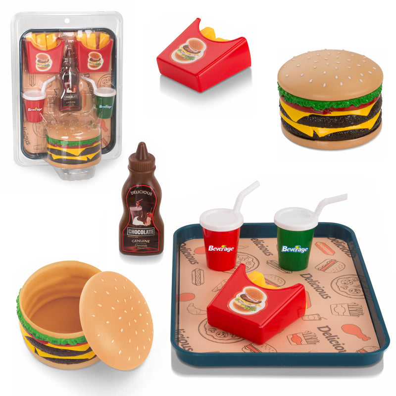 16Pcs Hamburger Set