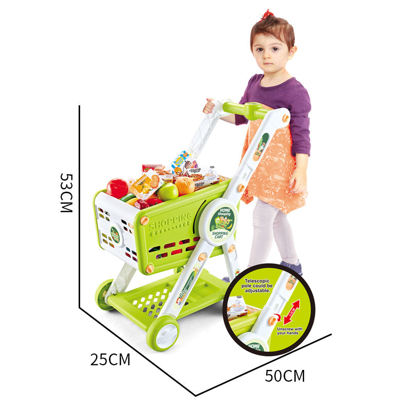 Shopping Cart + Fruit Set