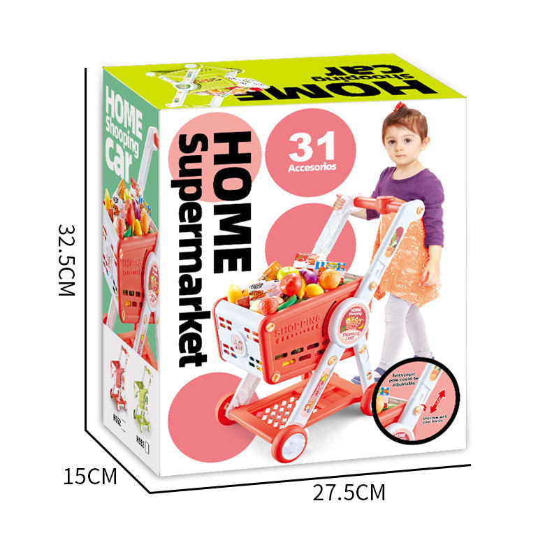 Shopping Cart + Fruit Set