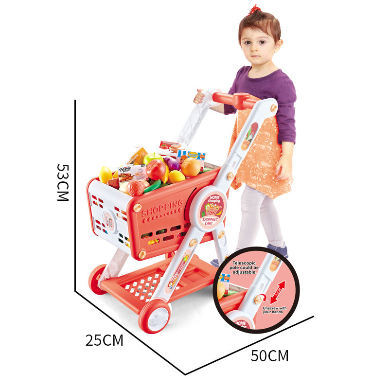 Shopping Cart + Fruit Set
