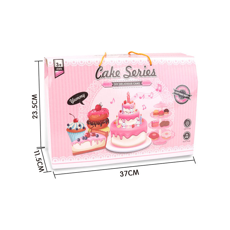 Cake Set With Light And Music