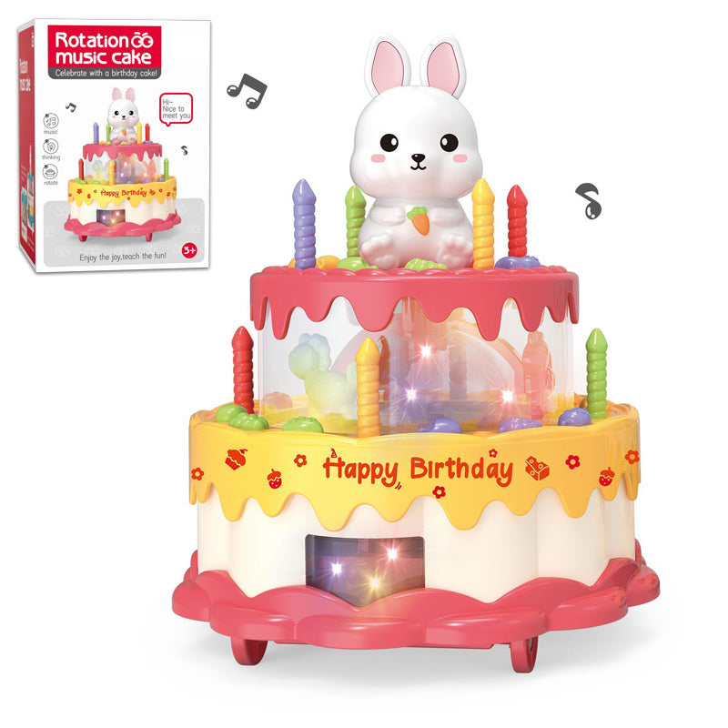 B/O Bump And Go Cake With Light And Music 2-C Ass'D