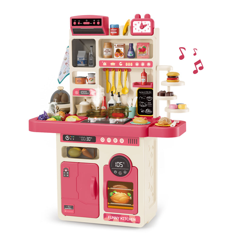 95Cm Kitchen Set With Light And Music 93Pcs