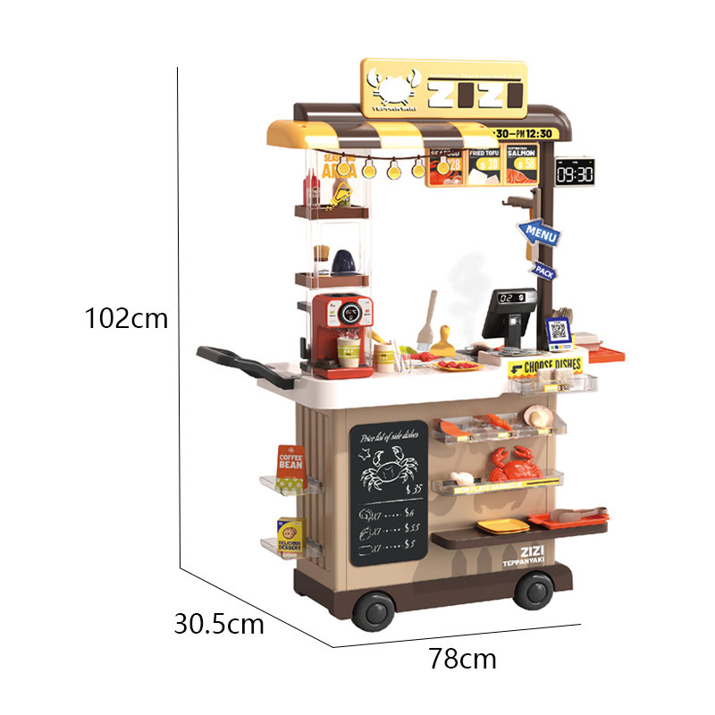 102Cm Teppanyaki Shop With Light And Sound(83 Pieces)