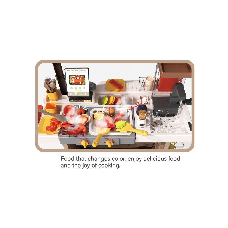 102Cm Teppanyaki Shop With Light And Sound(83 Pieces)