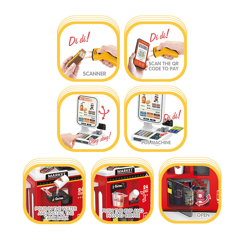 2 In 1 Super Market Set