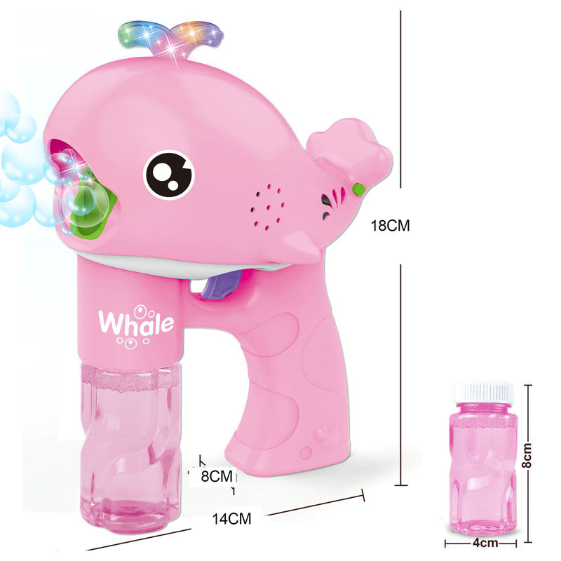 B/O Bubble Gun With Light And Music 2-C Ass'D