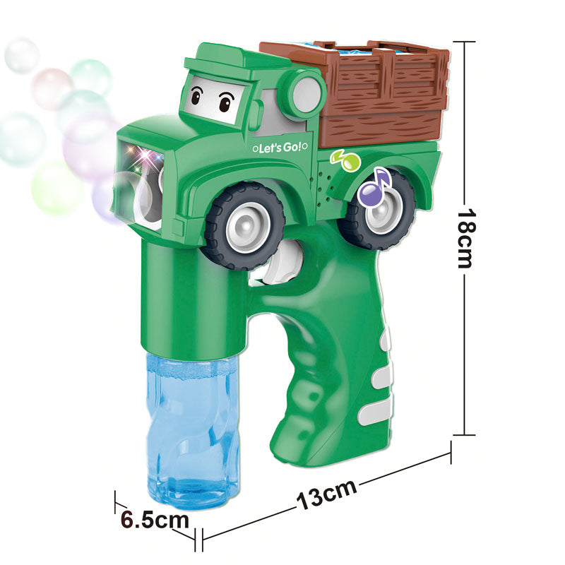 2 Asstd B/O Bubble Gun With Light And Music