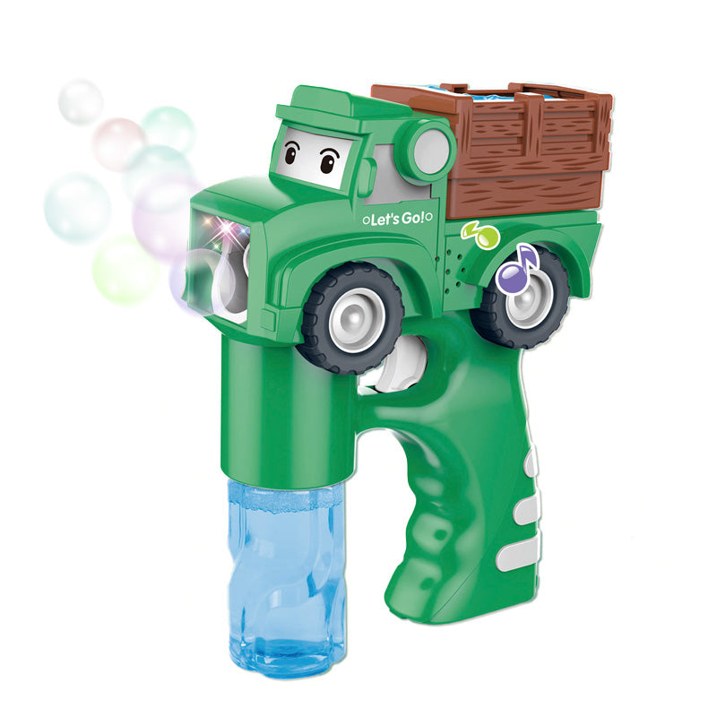 2 Asstd B/O Bubble Gun With Light And Music