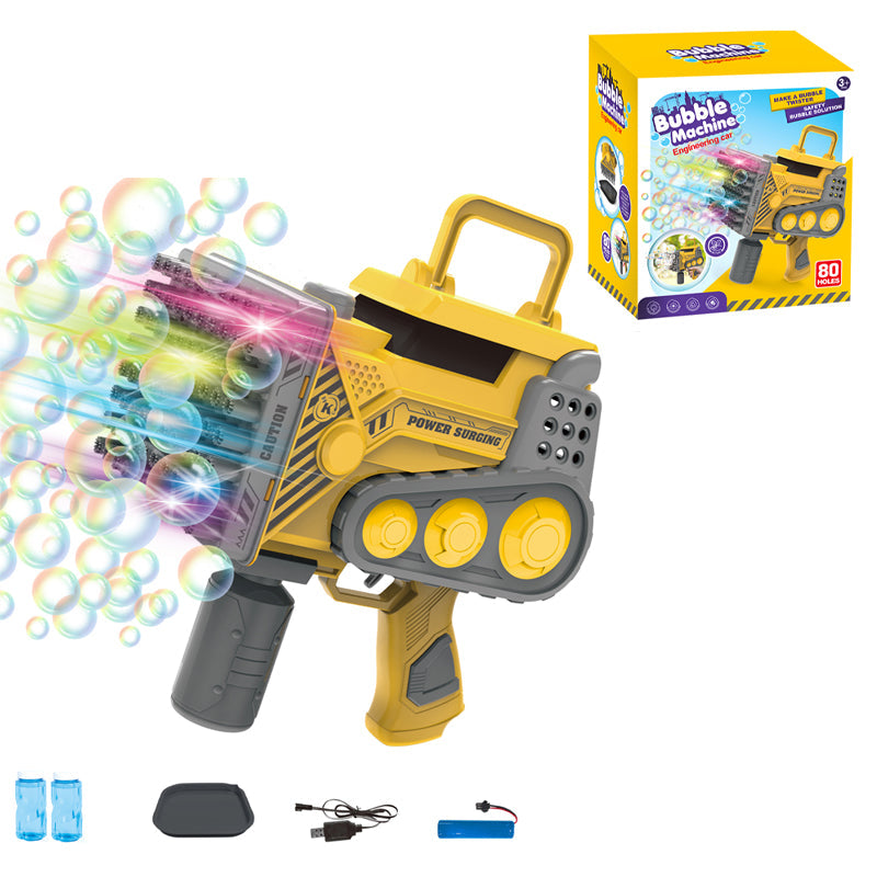 B/O Bubble Gun With Light