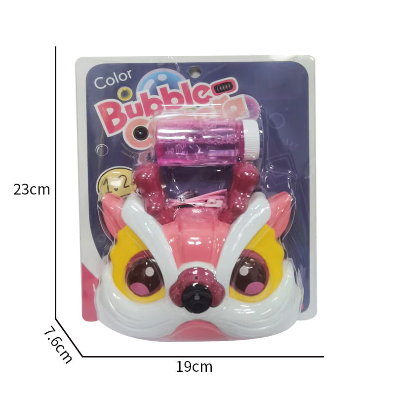 B/O Bubble Gun With Light And Music 3-C Ass'D