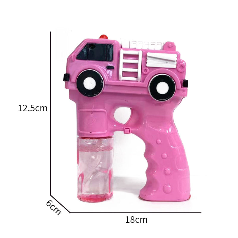B/O Bubble Gun With Light And Music 2-C Ass'D