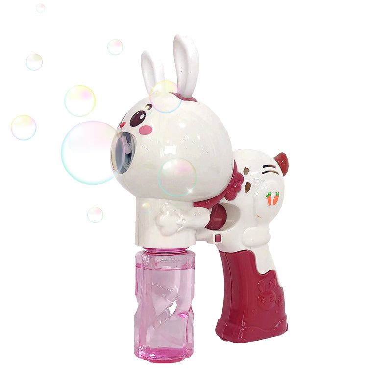 B/O Bubble Gun With Light And Music 2-C Ass'D