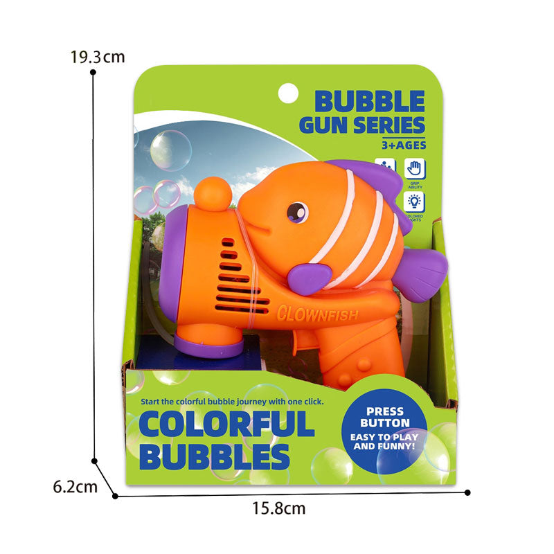 B/O Bubble Gun With Light