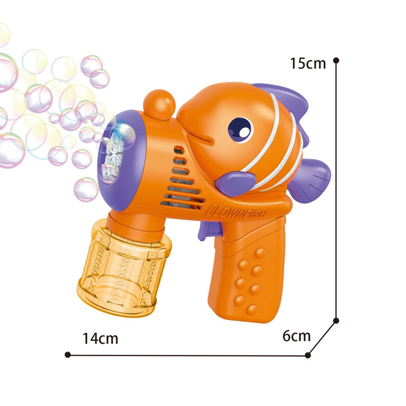 B/O Bubble Gun With Light