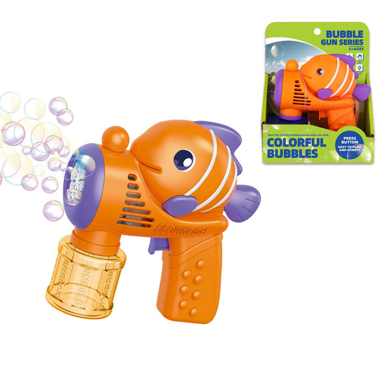 B/O Bubble Gun With Light