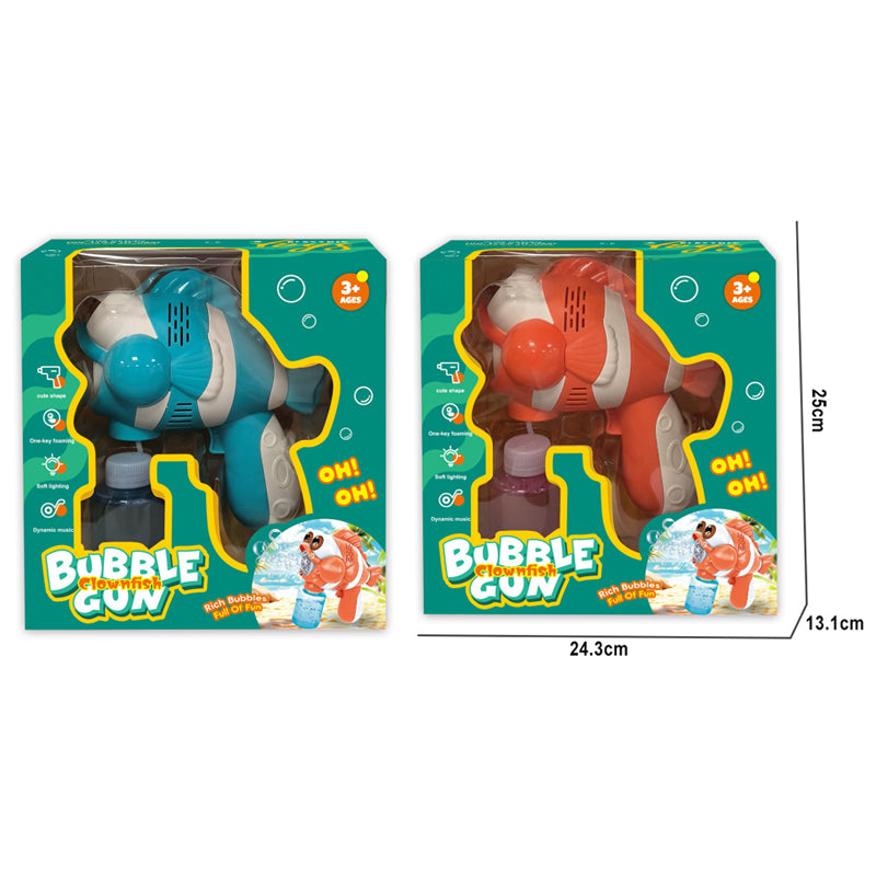 B/O Bubble Gun 2-C Ass'D