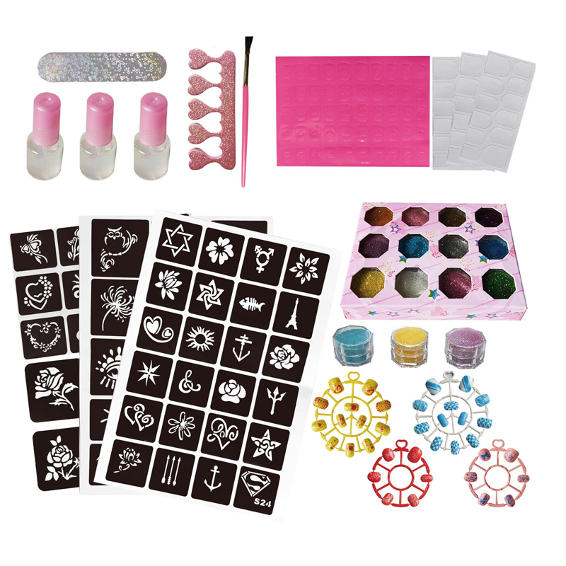 Diy Sticker Nail Makeup Toys