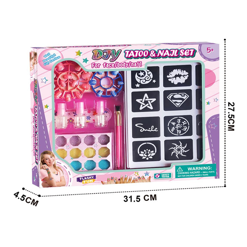 Diy Sticker Nail Makeup Toys