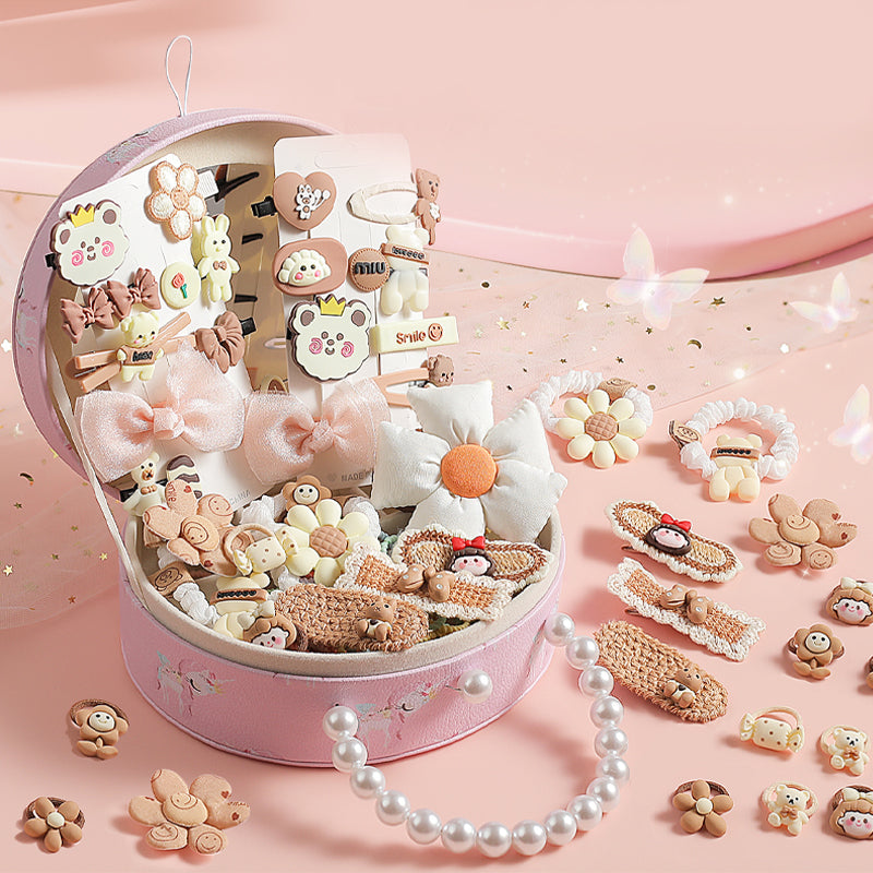 独角兽珍珠奶卡首饰盒套装/132PCS