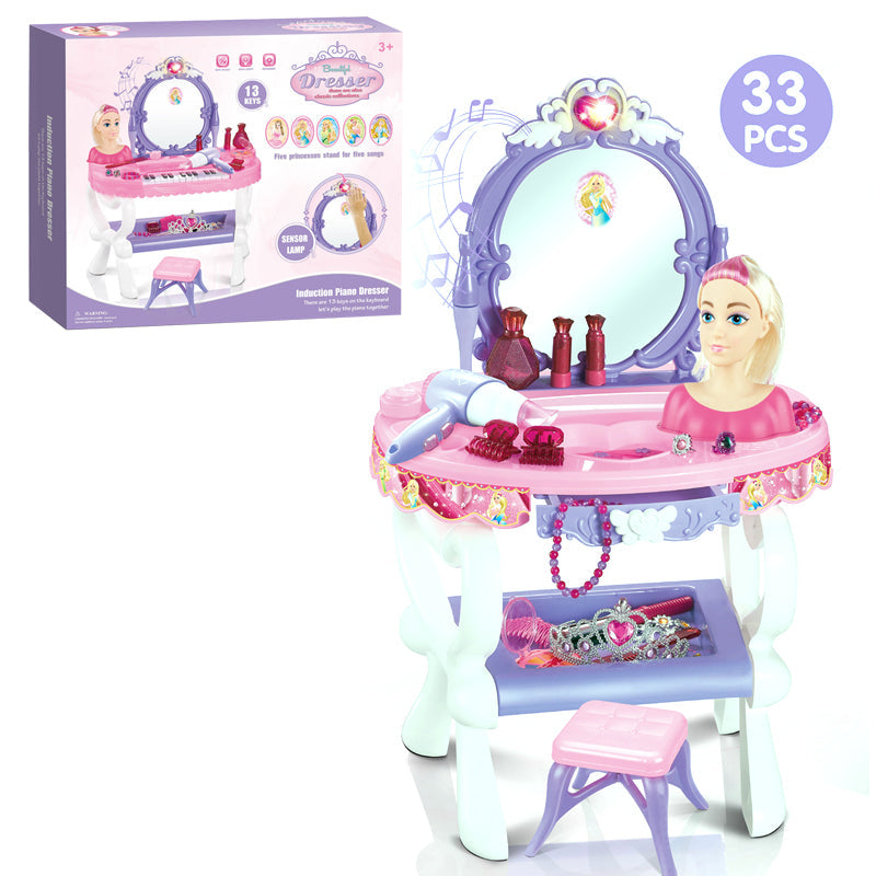 Dresser Set With Light And Music