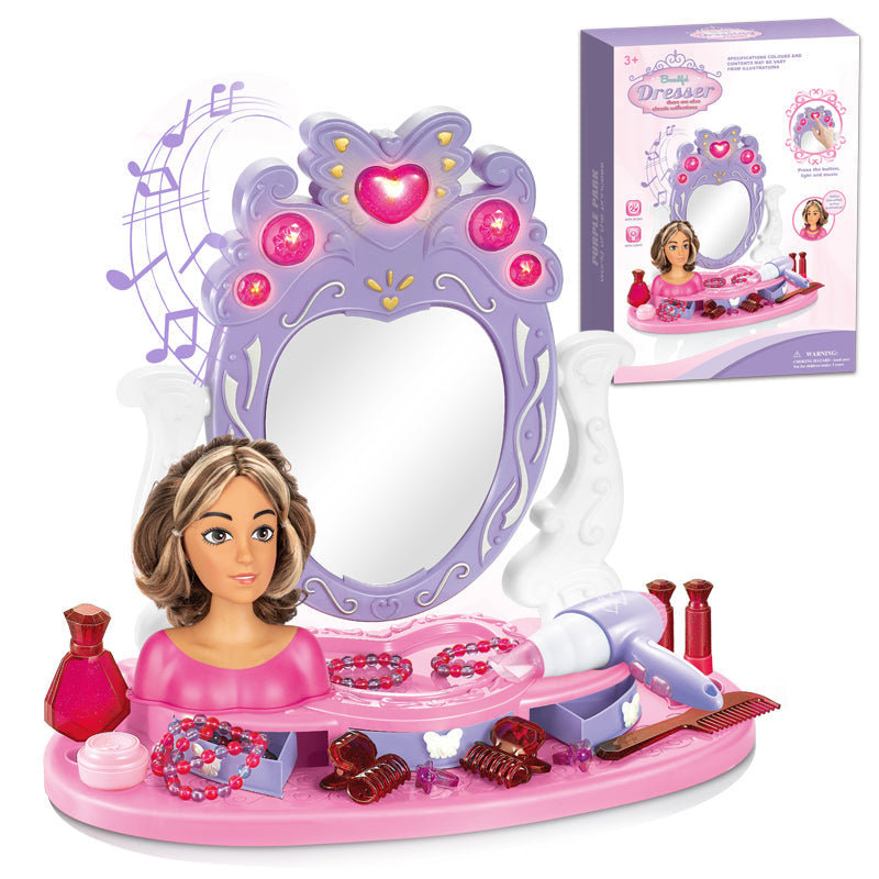 Dresser Set With Light And Music