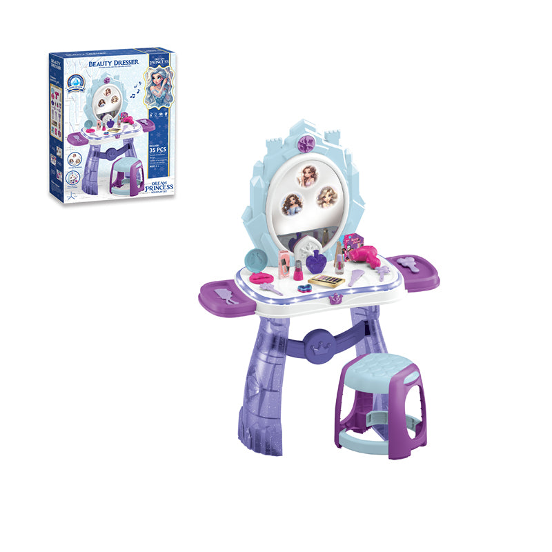Beauty Dresser Set With Light And Music