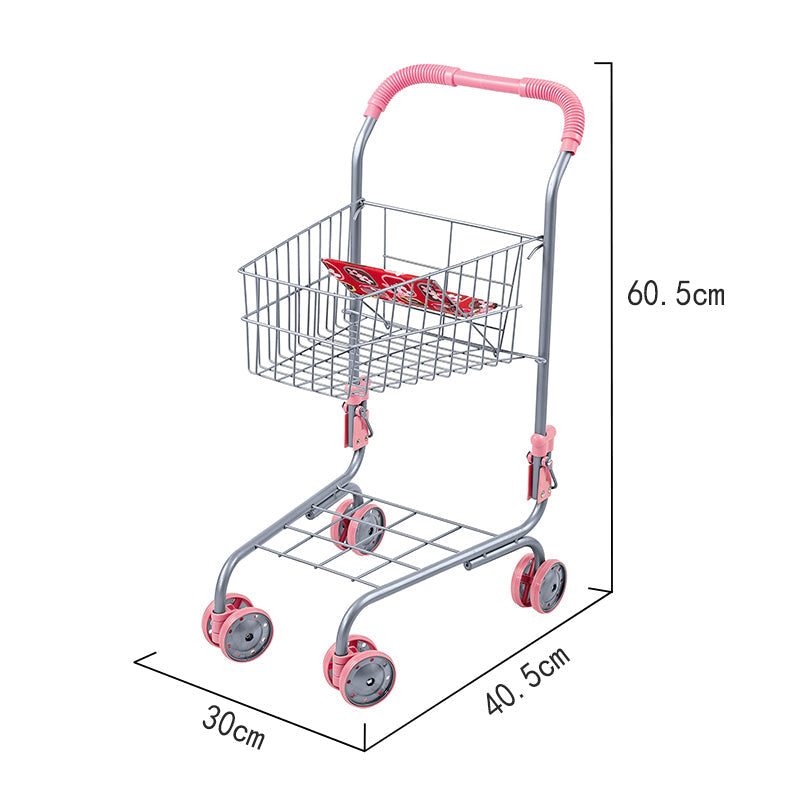 Baby Dolls Supermarket Shopping Cart Pretend Play Toys