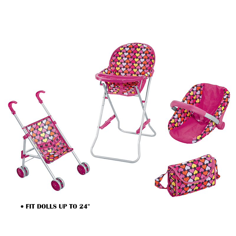 Doll Stroller Care Kit Pretend Play Toys